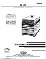 Lincoln Electric DC-655 Operator's Manual (49 pages)