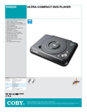 Coby portable dvd player manual