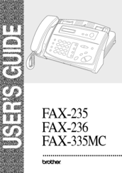 Brother Fax-335mc  -  3