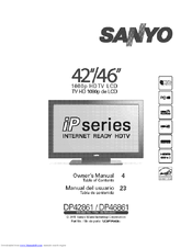 Sanyo DP46861 Manuals