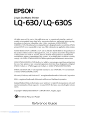 Epson Lq-630  -  11