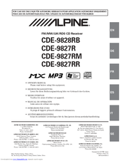 Alpine cde-9827rm 