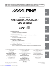 Alpine Cde 9848rb  -  7