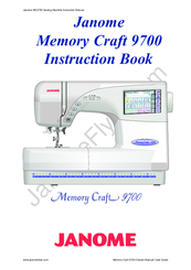 Janome Memory Craft 6000 Manual