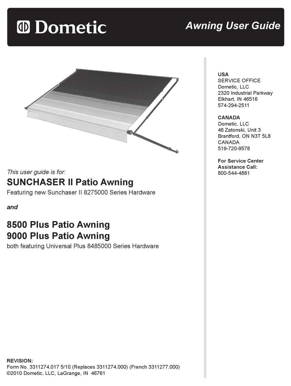 Dometic Sunchaser 2 Awning Parts Reviewmotors Co