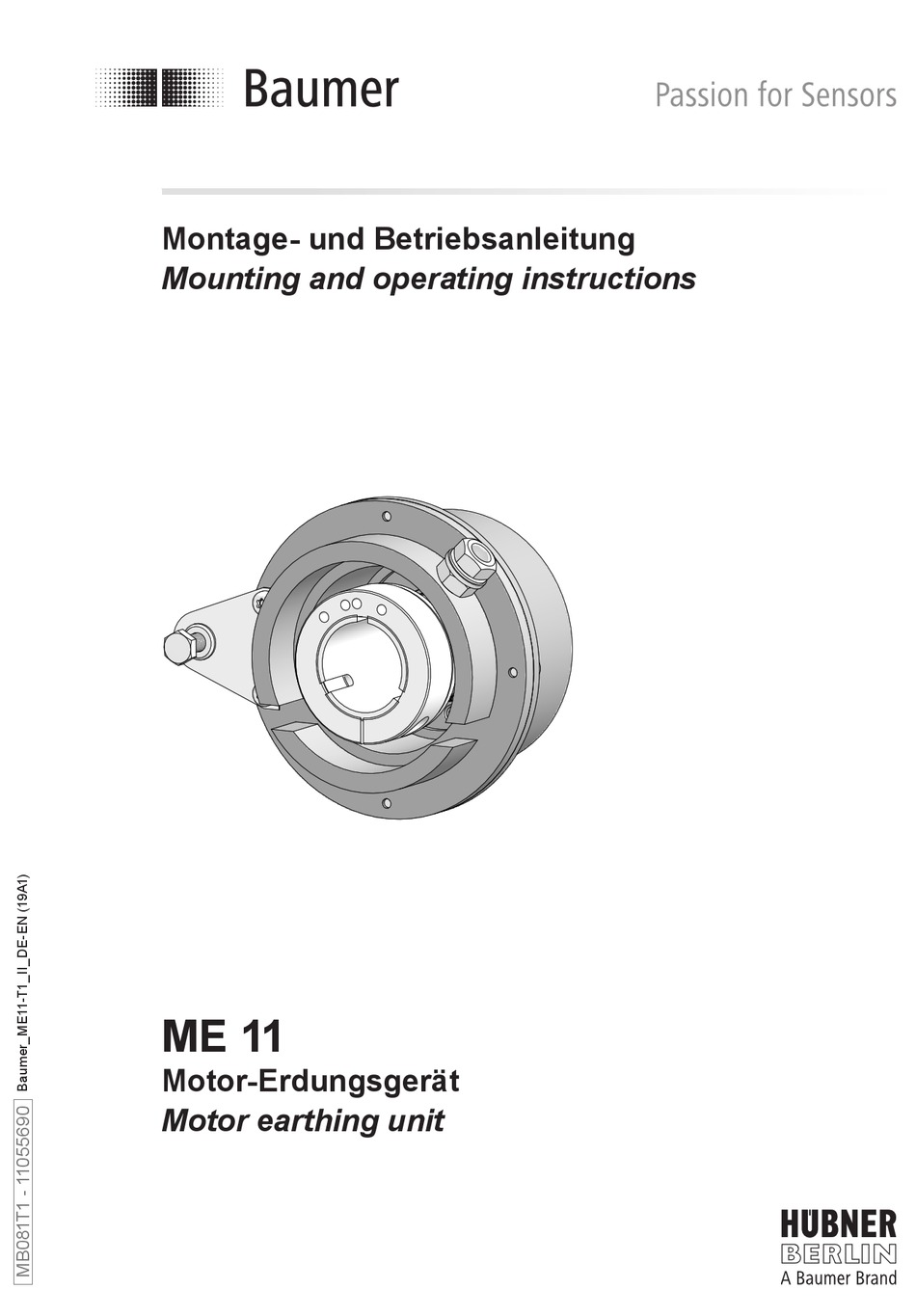 Baumer Hubner Berlin Me Mounting And Operating Instructions Pdf