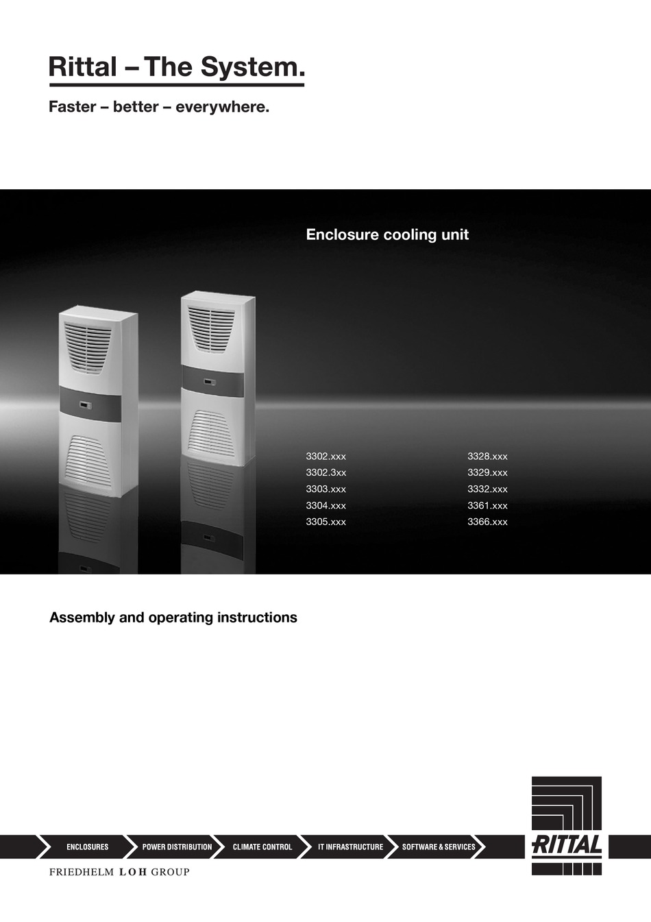 Friedhelm Loh Rittal Series Assembly And Operating Instructions