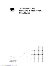 3Com ISDN Modem User Manual