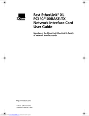 3Com XL PCI User Manual