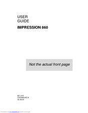 Ask Proxima Impression 860 User Manual