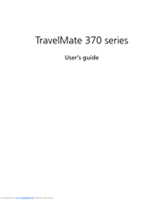 Acer TravelMate 370 series User Manual