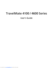 Acer TravelMate 4600 Series User Manual