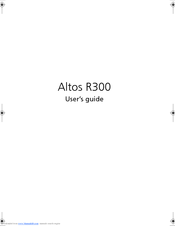 Acer Altos R300 User Manual