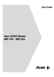 Acer AIR-104 User Manual