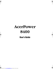 Acer AcerPower 8400 User Manual