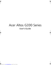 Acer G330 - Altos - 1 GB RAM User Manual
