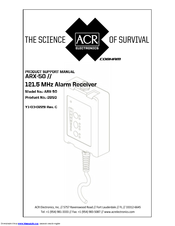 ACR Electronics Y1-03-0229C Product Support Manual