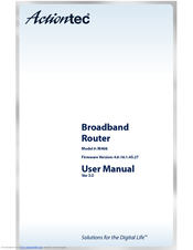 ActionTec Broadband Router RI408 User Manual