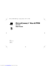 3Com 3C16710 - OfficeConnect 8/TPM Hub User Manual