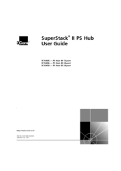 3Com 3C16406 - SuperStack II PS Hub 40 TP User Manual
