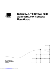 3Com SUPERSTACK II 2200 User Manual