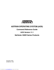 Adtran 1000R Series Command Reference Manual
