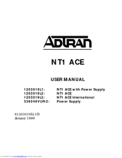ADTRAN 1203019L3 User Manual