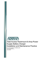 ADTRAN 6-Amp Power Installation And Maintenance Practice