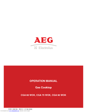 AEG CGA 60 WOK Operation Manual