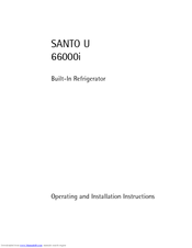 AEG SANTO U 66000I Operating And Installation Instructions