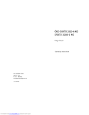 AEG OKO-SANTO 3250-6 KG Operating Instructions Manual