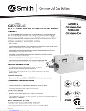 A.o. Smith GW/GWO-300 Specification Sheet