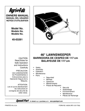 Agri-Fab 45-03261 Owner's Manual