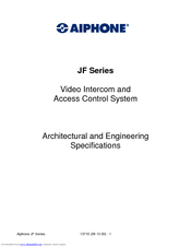 Aiphone JF Specifications
