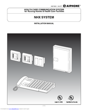 Aiphone NHX-50M Installation Manual