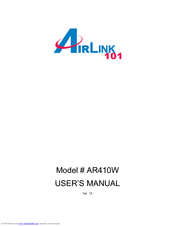 Airlink101 AR410W User Manual