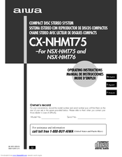 Aiwa NSX-HMT75 Operating Instructions Manual