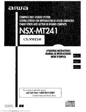 Aiwa CX-NMT240 Operating Instructions Manual