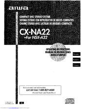 Aiwa NSX-A22 Operating Instructions Manual