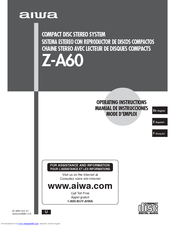 Aiwa Z-A60 Operating Instructions Manual