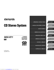 Aiwa NSX-R71 Operating Instructions Manual