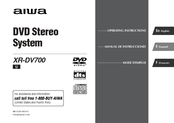 Aiwa XR-DV700 Operating Instructions Manual