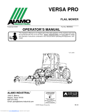 Alamo Versa Pro Operator's Manual