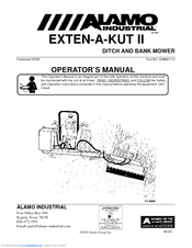 Alamo Industrial Exten-A-Kut II Operator's Manual