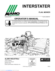 Alamo INTERSTATER Operator's Manual