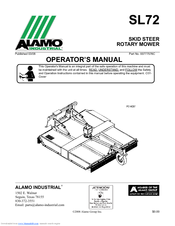Alamo SL72 Operator's Manual
