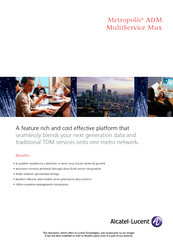 Alcatel-Lucent ADM MultiService Mux Metropolis Brochure