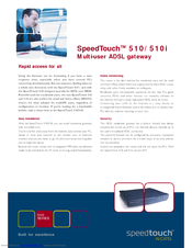 Alcatel SpeedTouch 510 Specification Sheet