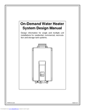 A.O. Smith GTS-705-NE Design Manual