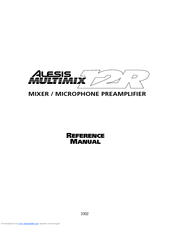 Alesis MULTIMIX 12R Reference Manual